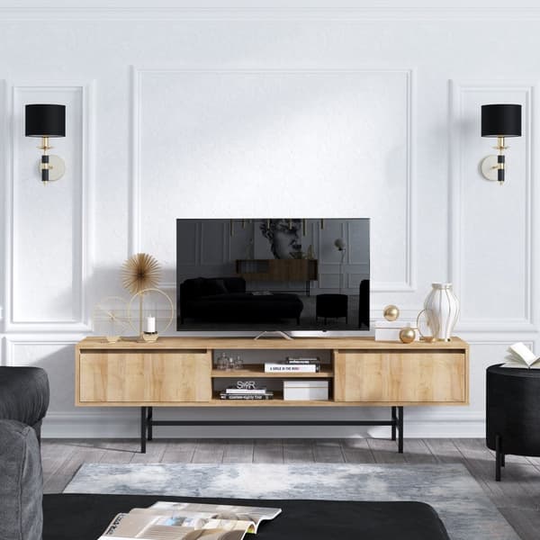 Chic Home Manti TV-taso 180 cm, beige/musta