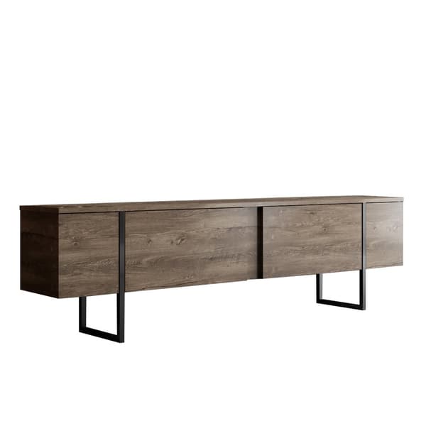 Chic Home Lyydia TV-taso 180 cm, ruskea/musta