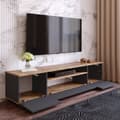 Pikkukuva 5 / 7: Chic Home Fransi TV-taso 180 cm, ruskea/antrasiitti