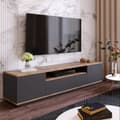 Pikkukuva 2 / 7: Chic Home Fransi TV-taso 180 cm, ruskea/antrasiitti