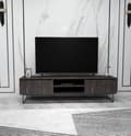 Pikkukuva 1 / 5: Chic Home Essi TV-taso 180 cm, tummanruskea/musta