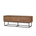 Pikkukuva 2 / 6: Chic Home Milla TV-taso 140 cm, tummanruskea/musta