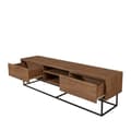 Pikkukuva 4 / 6: Chic Home Ronja TV-taso 180 cm, tummanruskea/musta