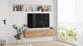 Pikkukuva 3 / 6: Chic Home Veli TV-taso 140x31,6xK29,1 cm, vaaleanruskea