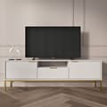 Pikkukuva 3 / 3: Kocot Austin TV-taso L135 cm, valkoinen/kulta