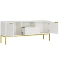 Pikkukuva 2 / 3: Kocot Austin TV-taso L135 cm, valkoinen/kulta