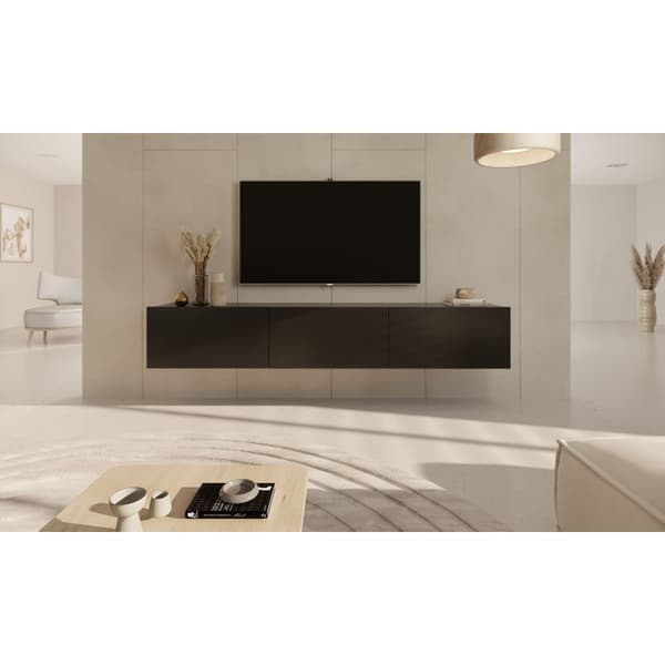 Kocot Dallas TV-taso L180 cm, musta