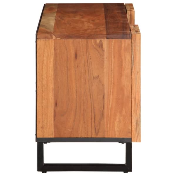 vidaXL tv-bord 105x34x46 cm massivt akacietræ