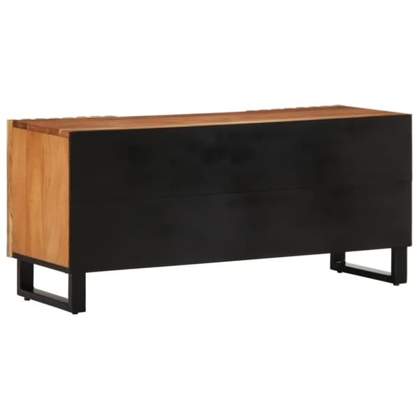 vidaXL tv-bord 105x34x46 cm massivt akacietræ