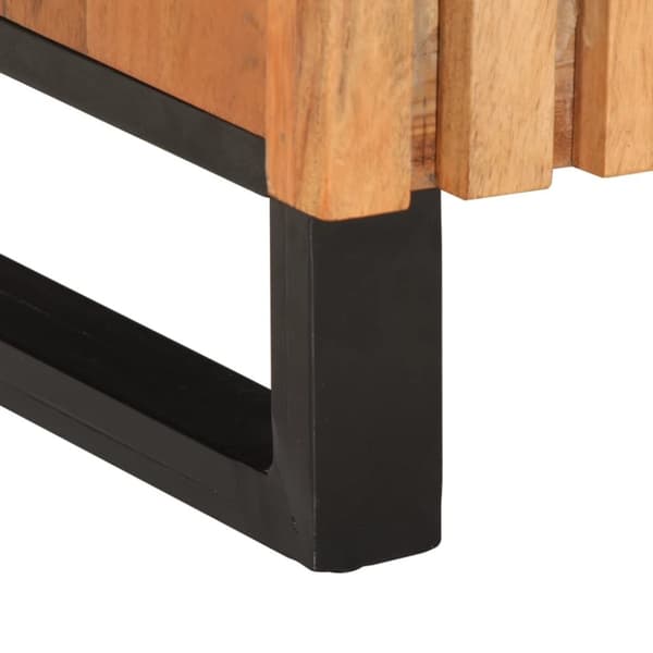 vidaXL tv-bord 105x34x46 cm massivt akacietræ