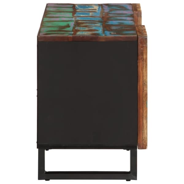 vidaXL tv-bord 105x34x46 cm massivt akacietræ