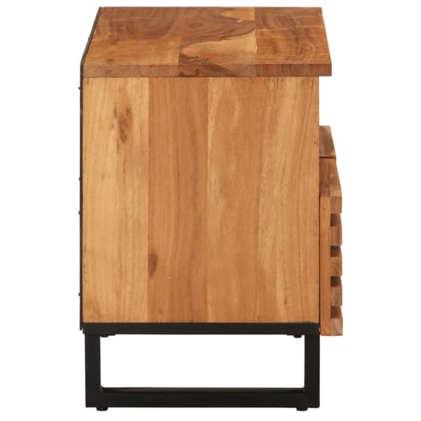 vidaXL TV-taso 70x34x46 cm täysi akaasiapuu