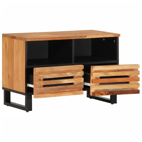 vidaXL TV-taso 70x34x46 cm täysi akaasiapuu