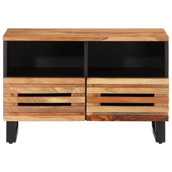 vidaXL TV-taso 70x34x46 cm täysi akaasiapuu
