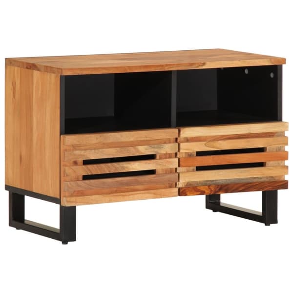 vidaXL TV-taso 70x34x46 cm täysi akaasiapuu