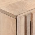 Miniatyrbilde 7 av 11: vidaXL TV-benk hvit 105x34x46 cm grovt heltre mangotre