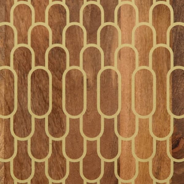 vidaXL skab 90x33x75 cm massivt mangotræ