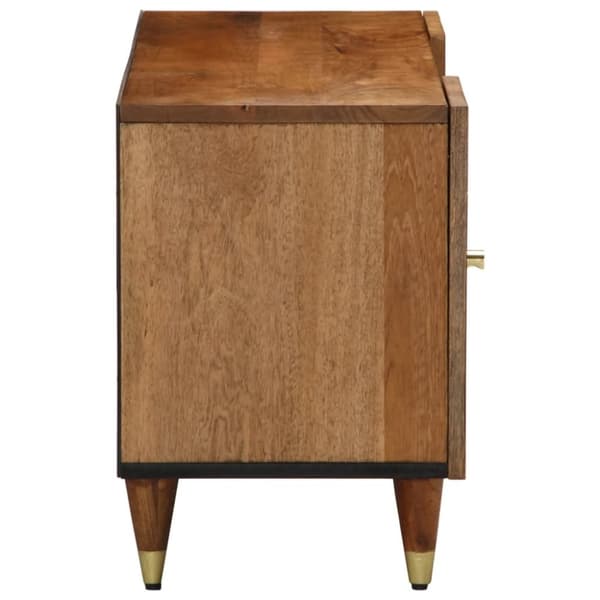 vidaXL TV-taso 105x33x46 cm täysi mangopuu