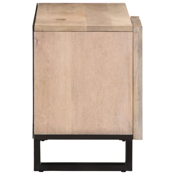 vidaXL TV-benk 80x34x46 cm heltre mango