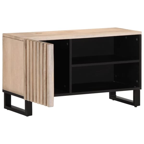 vidaXL TV-benk 80x34x46 cm heltre mango