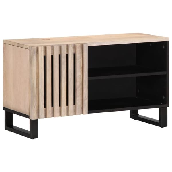 vidaXL TV-benk 80x34x46 cm heltre mango