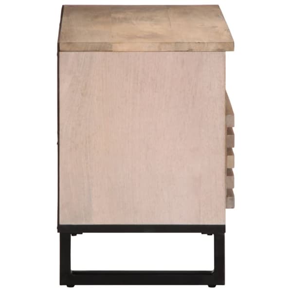 vidaXL TV-benk 80x34x46 cm heltre mango