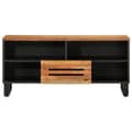 Miniatyrbilde 2 av 11: vidaXL TV-benk 100x34x46 cm heltre akasie