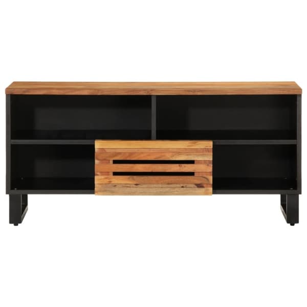 vidaXL TV-benk 100x34x46 cm heltre akasie