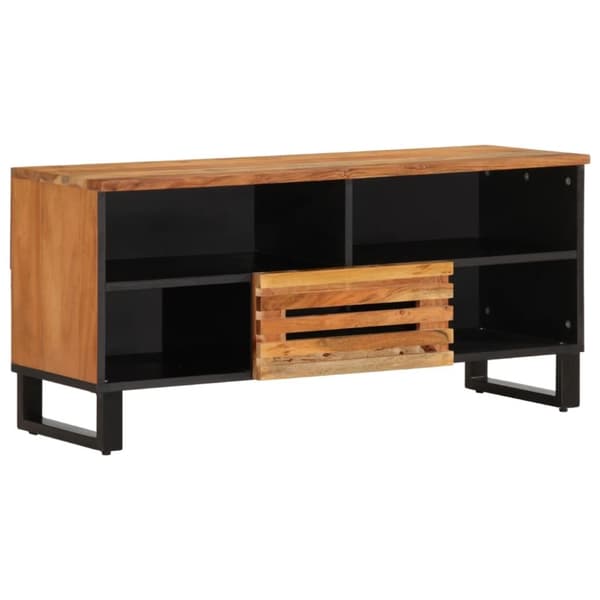 vidaXL TV-benk 100x34x46 cm heltre akasie