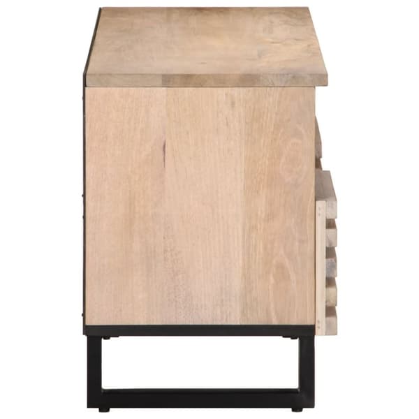 vidaXL TV-benk 100x34x46 cm heltre mango