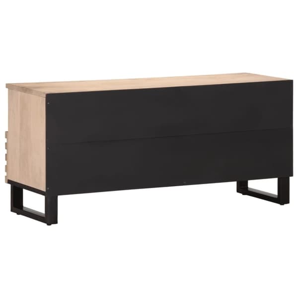 vidaXL TV-benk 100x34x46 cm heltre mango