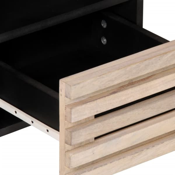 vidaXL TV-benk 100x34x46 cm heltre mango