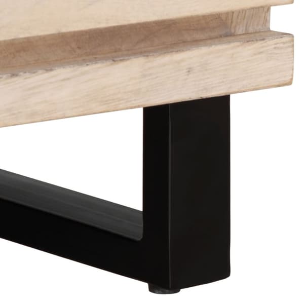vidaXL TV-benk 100x34x46 cm heltre mango