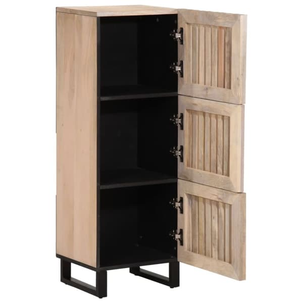 vidaXL Högskåp 40x34x110 cm massivt mangoträ