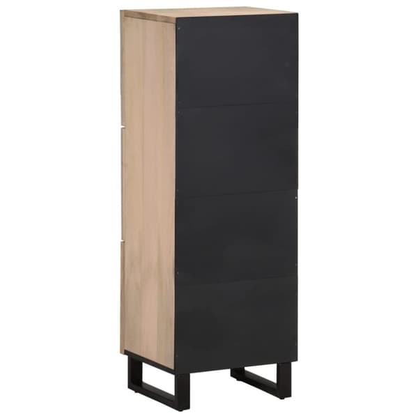 vidaXL Högskåp 40x34x110 cm massivt mangoträ