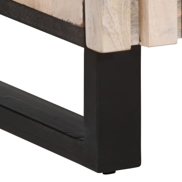 vidaXL Högskåp 40x34x110 cm massivt mangoträ