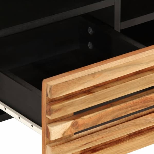vidaXL TV-benk 100x34x46 cm heltre akasie
