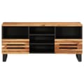 Miniatyrbilde 2 av 11: vidaXL TV-benk 100x34x46 cm heltre akasie