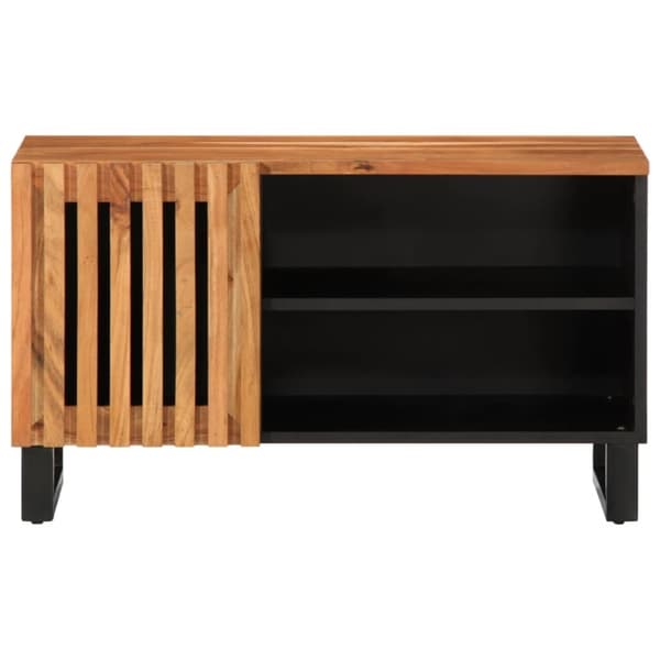 vidaXL TV-taso 80x34x46 cm täysi akasiapuu