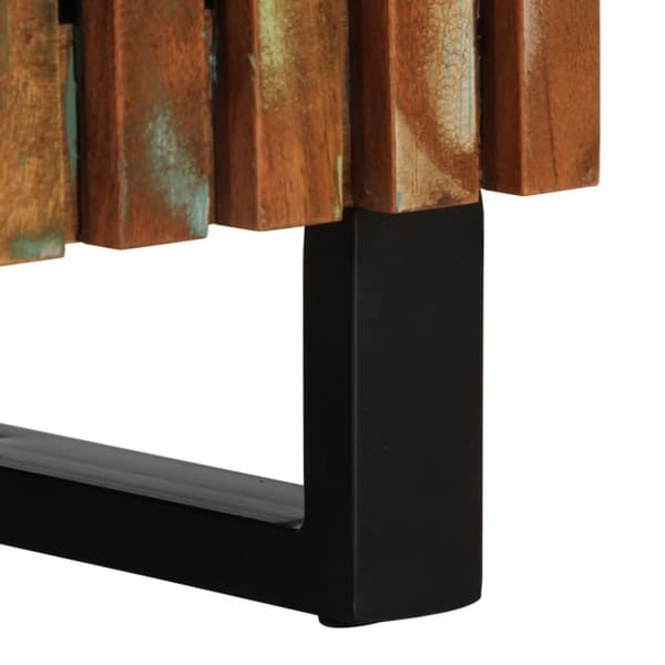 vidaXL tv-bord 80x34x46 cm massivt akacietræ
