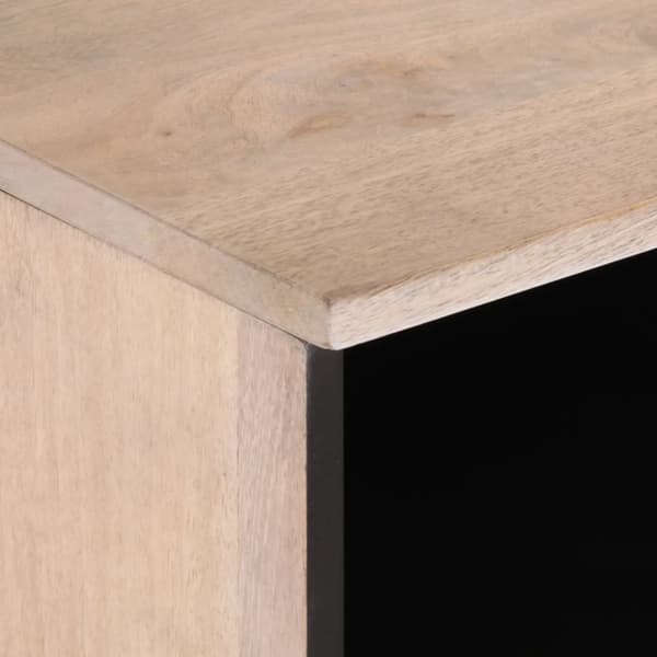 vidaXL Tv-bänk 100x34x46 cm massivt mangoträ
