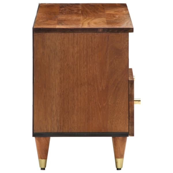 tv-bord 100x33x46 cm massivt mangotræ