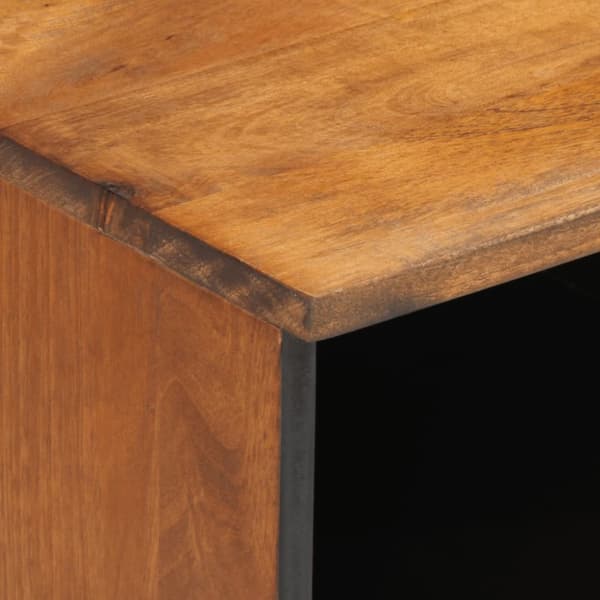 tv-bord 100x33x46 cm massivt mangotræ