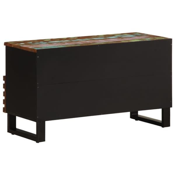 vidaXL Tv-bänk 80x34x46 cm massivt akaciaträ