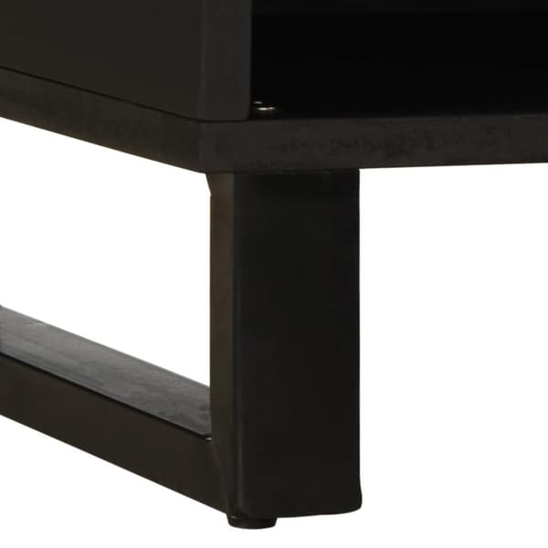 vidaXL Tv-bänk 80x34x46 cm massivt akaciaträ