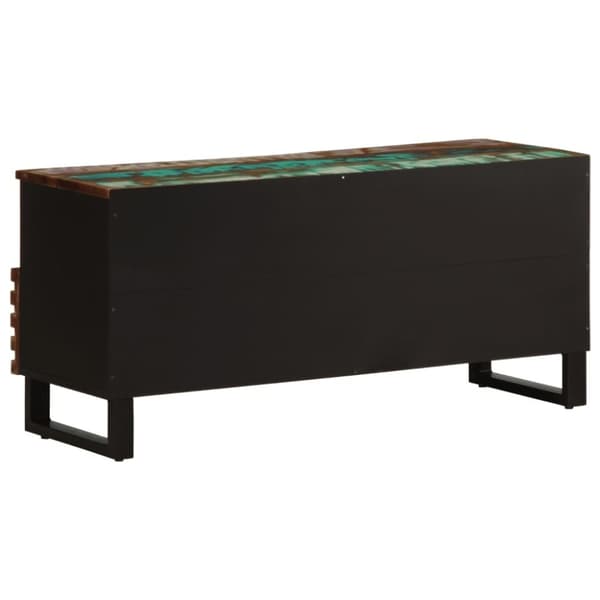vidaXL Tv-bänk 100x34x46 cm massivt akaciaträ