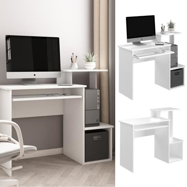 Vicco Karl skrivbord, arbetsbord, datorbord, PC-bord, surfplattor, kontorsbord