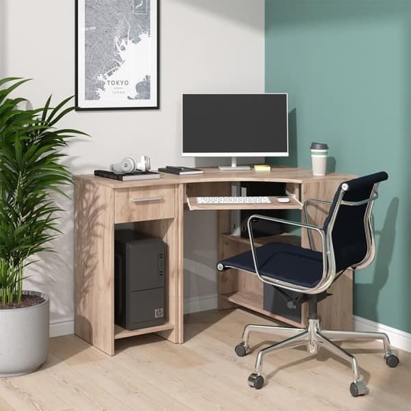 VICCO hörn datorbord - Odin sonoma - Reptålig yta - Modern design