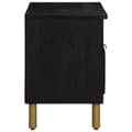 Miniatyrbillede 4 af 11: vidaXL tv-bord 80x33x46 cm konstrueret træ sort