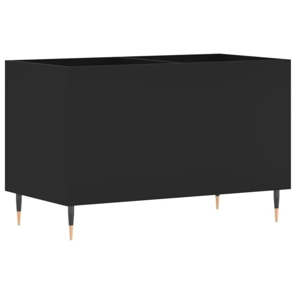 Stereobänk svart 74,5x38x48 cm konstruerat trä